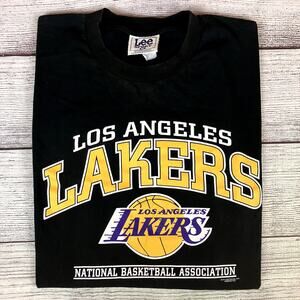 Vintage 1990s Los Angeles Lakers NBA Basketball T-shirt